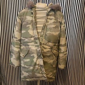 Crewcuts Camo Coat Jacket 12 Girls